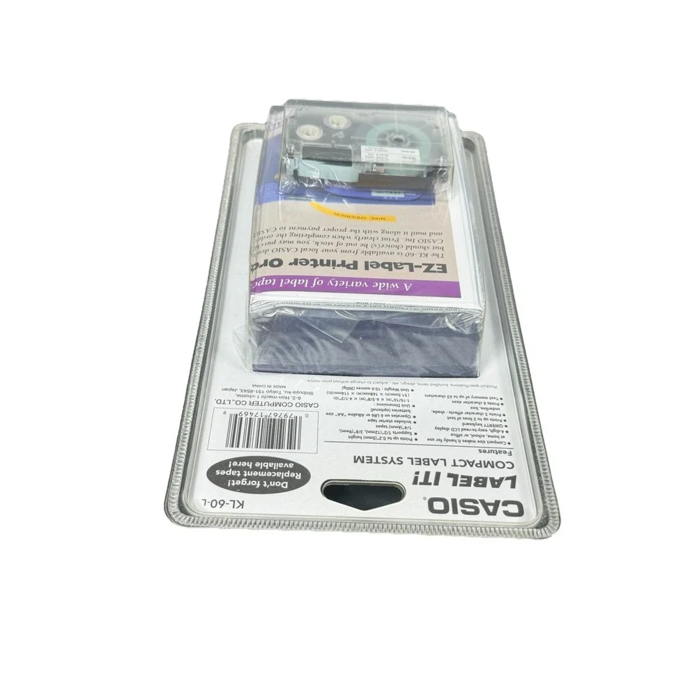 Casio KL-60L Label Maker Thermal Printer New In Box Sealed